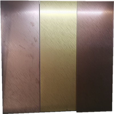 304 S30408 1.4301 Gold Color Stainless Steel Plate Sheet