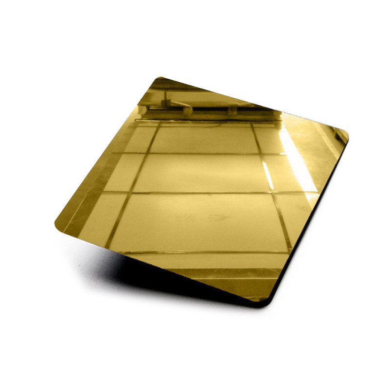 Brushed Mirror Color Stainless Steel Plate Panel 1.4311 304LN S30453 PVD Coating